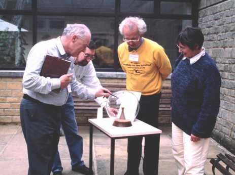 British Sundial Society viewing the dial